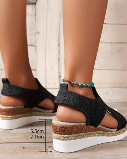 Libiyi Women's Flyknit Peep-toe Sandals - Libiyi