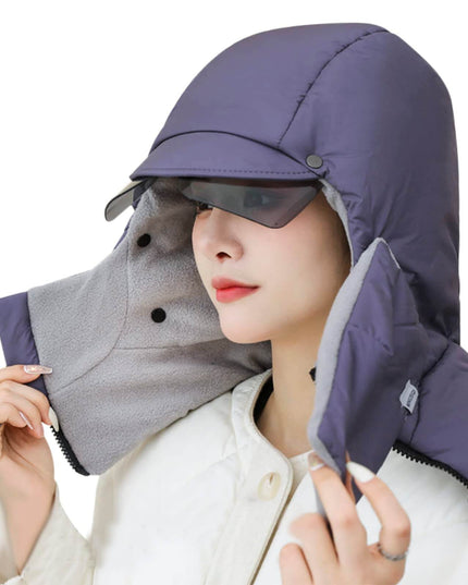 4 in 1 Winter Down Trapper Hat - Libiyi