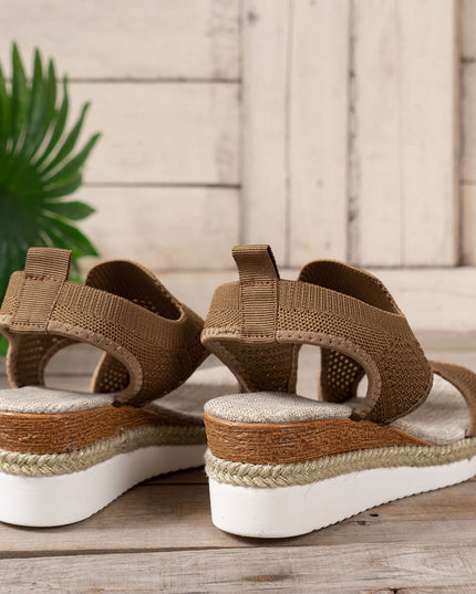 Libiyi Women's Flyknit Peep-toe Sandals - Libiyi