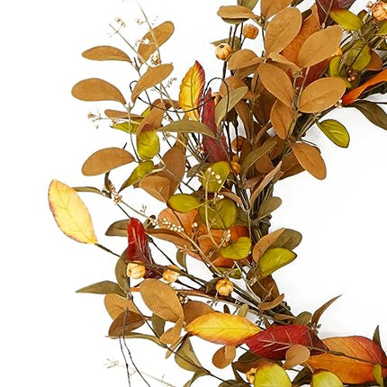 Fall wreath for the front door - Libiyi