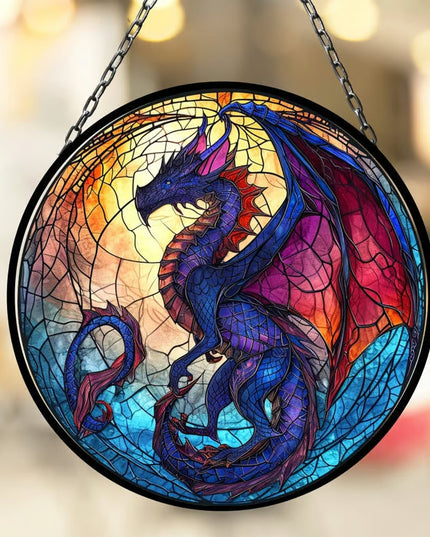 🎄2024 Christmas Gift 50% Off--Acrylic Colorful Dragon Suncatcher Ornament - Libiyi
