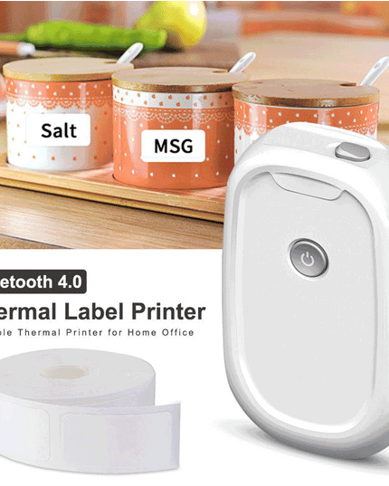 Wireless Bluetooth Mini Thermal Label Maker Printer - Keilini