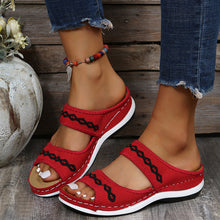 Load image into Gallery viewer, Stylish Wedge Cutout Comfortable Flat Slippers - Libiyi