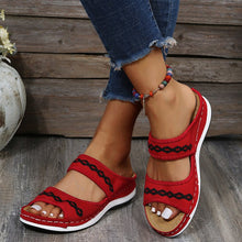 Load image into Gallery viewer, Stylish Wedge Cutout Comfortable Flat Slippers - Libiyi