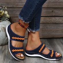Load image into Gallery viewer, Stylish Wedge Cutout Comfortable Flat Slippers - Libiyi