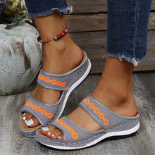 Load image into Gallery viewer, Stylish Wedge Cutout Comfortable Flat Slippers - Libiyi
