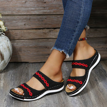 Load image into Gallery viewer, Stylish Wedge Cutout Comfortable Flat Slippers - Libiyi