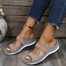 Load image into Gallery viewer, Stylish Wedge Cutout Comfortable Flat Slippers - Libiyi