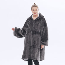 Load image into Gallery viewer, Heated Wearable Blanket Hoodie with Battery Pack - Keillini