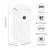 Load image into Gallery viewer, Wireless Bluetooth Mini Thermal Label Maker Printer - Keilini
