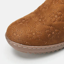 Load image into Gallery viewer, women&#39;s round toe low top color blocking cotton shoes - Keilini
