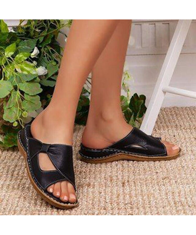 Libiyi Ladies Thick Sole Comfortable Casual Slippers - Libiyi