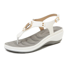 Load image into Gallery viewer, Ladies Rubber Sole Casual Wedge Sandals - Libiyi