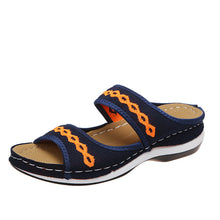 Load image into Gallery viewer, Stylish Wedge Cutout Comfortable Flat Slippers - Libiyi