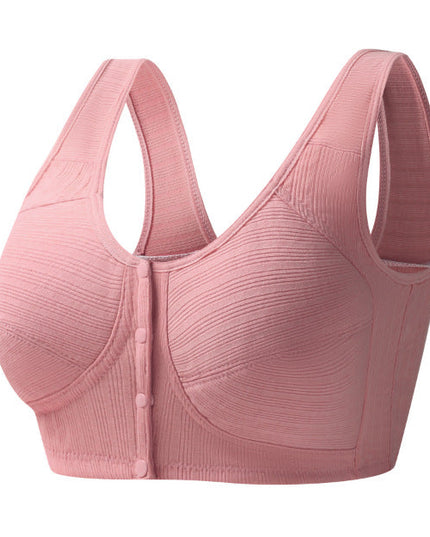 Women's Breathable Push Up Cotton Front Button Underwear - Libiyi