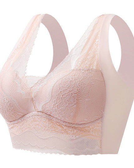 Lace anti-exposure seamless bra - Libiyi