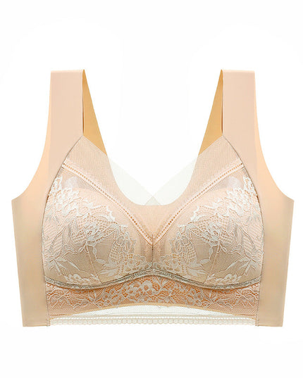 Women's push-up lace push-up bra for beautiful back - Libiyi