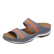 Load image into Gallery viewer, Stylish Wedge Cutout Comfortable Flat Slippers - Libiyi
