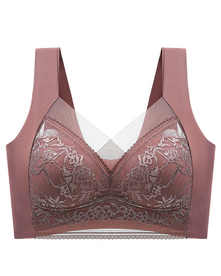 Women's push-up lace push-up bra for beautiful back - Libiyi
