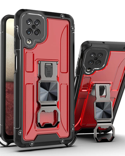 Unique 3 In 1 Translucent Shockproof Case For Samsung A12 - Libiyi