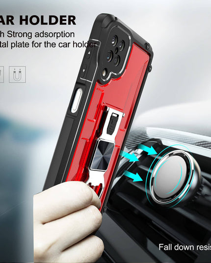 Unique 3 In 1 Translucent Shockproof Case For Samsung A12 - Libiyi