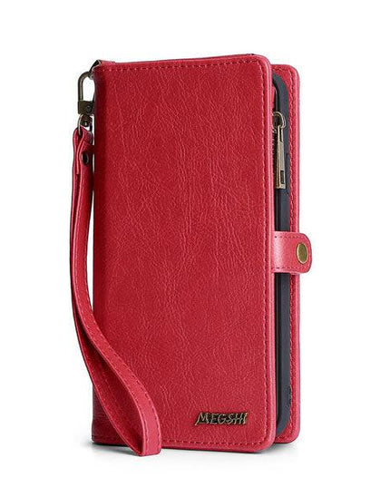 MEGSHI Magnetic 2-in-1 Detachable Leather Wallet Case For Samsung A Series - Libiyi