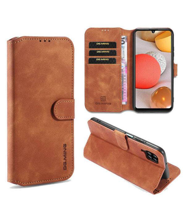 Wallet Stand PU Leather Case For Samsung Galaxy A12 - Libiyi