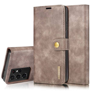 Magnetic 2-in-1 Detachable Leather Wallet Case For Samsung S21 - Libiyi