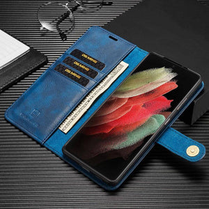 Luxury Leather Card Wallet Flip Magnet Case For Samsung Galaxy S21 Series - Libiyi