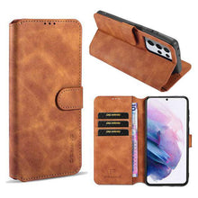 Load image into Gallery viewer, Wallet Stand PU Leather Case For Samsung Galaxy S21 Ultra(5G) - Libiyi