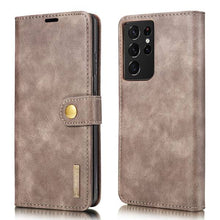 Load image into Gallery viewer, Samsung Galaxy S21 Ultra Magnetic 2-in-1 Detachable Leather Wallet Case - Libiyi