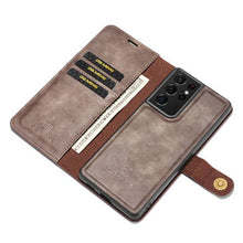 Load image into Gallery viewer, Samsung Galaxy S21 Ultra Magnetic 2-in-1 Detachable Leather Wallet Case - Libiyi