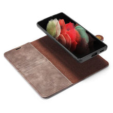 Load image into Gallery viewer, Samsung Galaxy S21 Ultra Magnetic 2-in-1 Detachable Leather Wallet Case - Libiyi