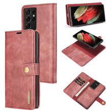 Load image into Gallery viewer, Samsung Galaxy S21 Ultra Magnetic 2-in-1 Detachable Leather Wallet Case - Libiyi