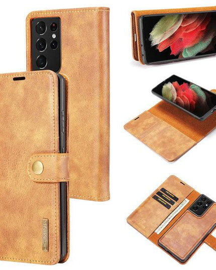 Samsung Galaxy S21 Ultra Magnetic 2-in-1 Detachable Leather Wallet Case - Libiyi