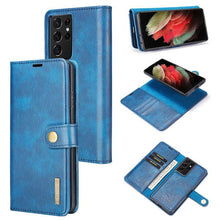 Load image into Gallery viewer, Samsung Galaxy S21 Ultra Magnetic 2-in-1 Detachable Leather Wallet Case - Libiyi