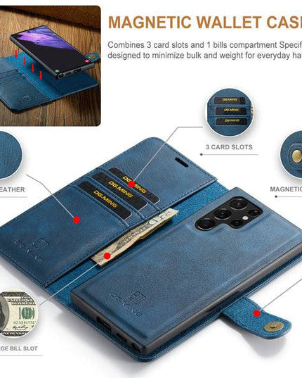 Samsung Galaxy S22 Series Luxury Leather Card Wallet Case - Libiyi