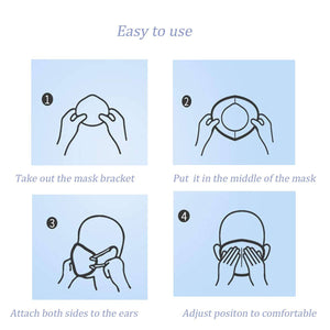 Shield 3D Mask Bracket for Kids and Adults(5PCS) - Libiyi