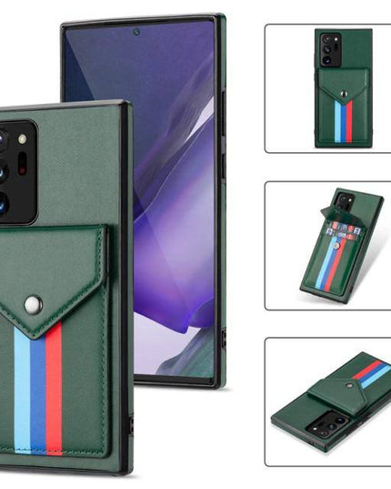 Lanyard Leather Wallet Card Holder Stand Phone Case For Samsung Galaxy - Libiyi