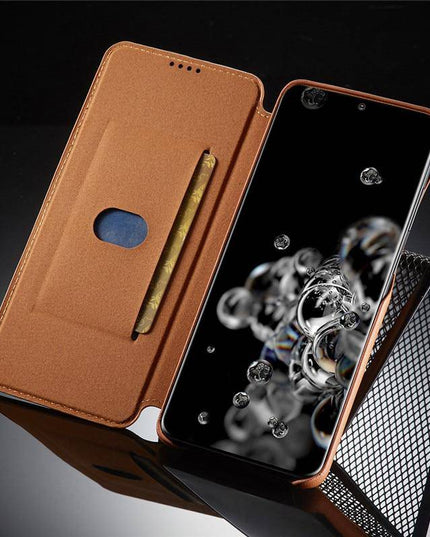Magnetic Leather Wallet Card Slot Case for Samsung - Libiyi