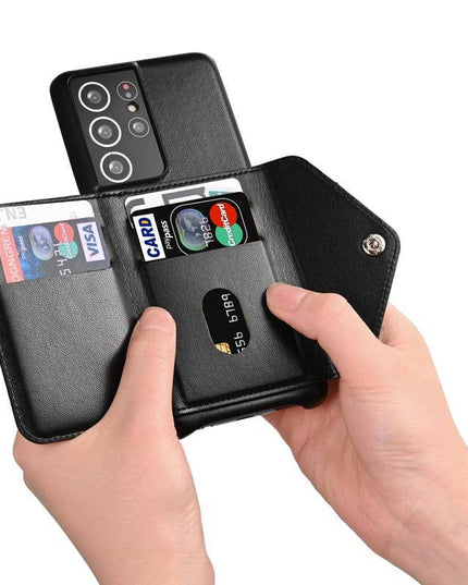 Multifunction PU Leather Flip Wallet Case for Samsung - Libiyi