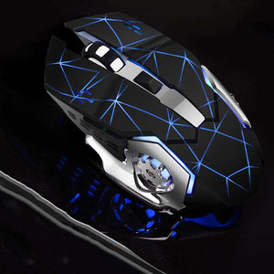 Rechargeable Wireless Mouse-Starry Black - Libiyi
