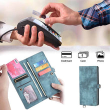 Load image into Gallery viewer, Cardholder Wrist Leather Phone Case for iPhone - Libiyi