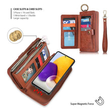Load image into Gallery viewer, Leather Detachable Magnetic Wallet Case For Galaxy - Libiyi