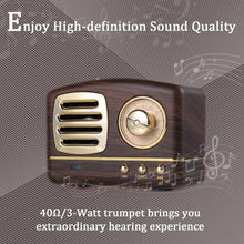 Load image into Gallery viewer, Wireless Stereo Retro Speakers-Wooden - Libiyi