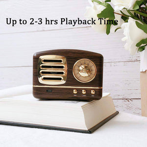 Wireless Stereo Retro Speakers-Wooden - Libiyi