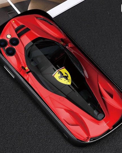 2022 3D Elliptical Glass Racing Car iPhone Case - Libiyi