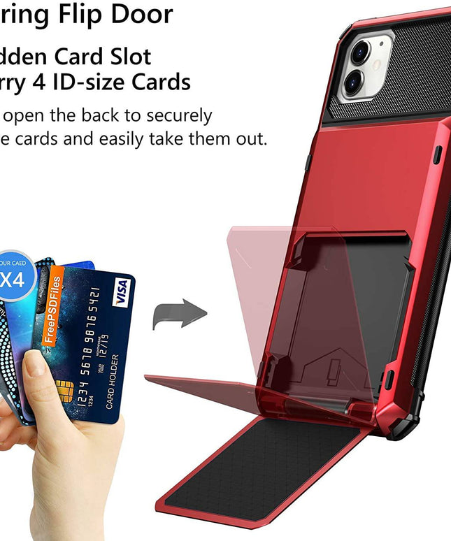 Travel Wallet Folder Card Slot Holder Case For iPhone - Libiyi