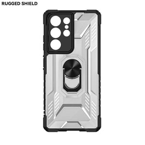 Magnetic Metal Finger Ring Holder Armor Case For Samsung S21 ULTRA 5G - Libiyi