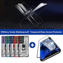 Load image into Gallery viewer, Magnetic Metal Finger Ring Holder Armor Case For Samsung S21 ULTRA 5G - Libiyi